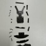 mini-zshop.nl 202100063 Lexaan body mount set met beschermkap evo  , PN2.5  zwart Mini-z