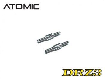 De foto toont twee zilverkleurige turnbuckles. Ze zijn gemaakt van metaal en hebben schroefdraad aan beide uiteinden.