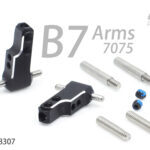 98307 B7 arms （7°Backward） Front lower arms Alu. 7075 Drift ART