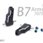 98317 B7 Front lower Arms Alu. 7075 For DA3 Drift ART