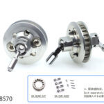 98570_b Solid Axle 7075(Only for UX-CVD)