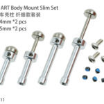 98811 Drift ART Body Mount Slim Set 16-24mm 2 pcs 22-35 2 pcs