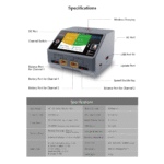 hota d6 pro ac dc dual channel smart charger