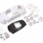 wit auto modelbouw kit onderdelen