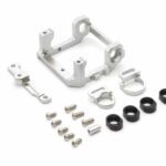 zilveren rc auto onderdelen set