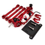 rode rc auto onderdelen set