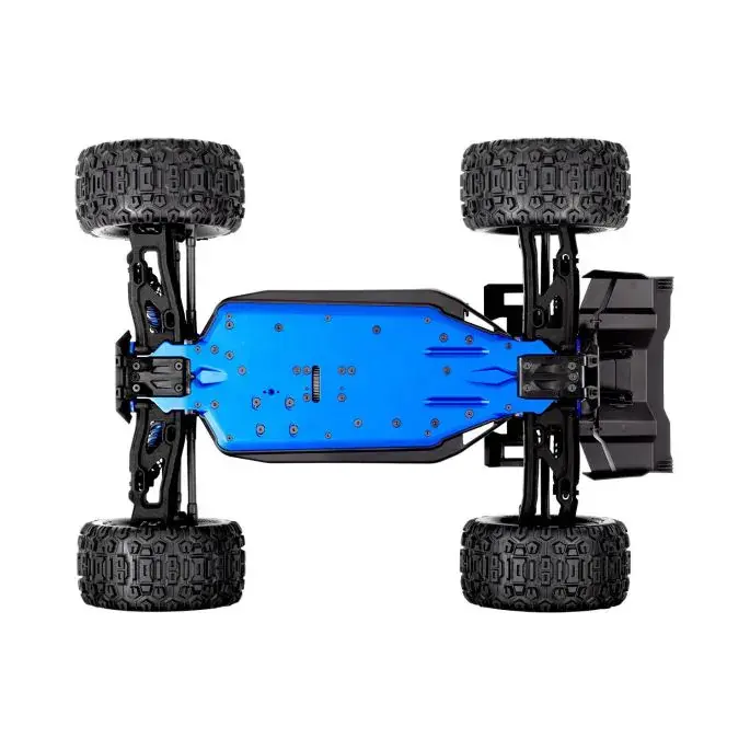 traxxas sled rc monster truck groen blauw