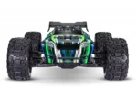 traxxas sled rc monster truck groen blauw