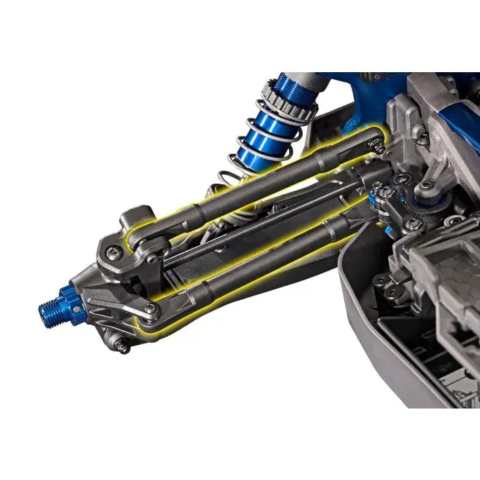 traxxas sled rc monster truck groen blauw