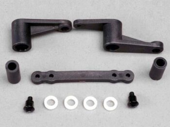 Traxxas TRX4943 Steering bellcranks (2)/ bellcrank bushings (5x8x2.5mm) (4)/, TRX4943 - een set van zwar