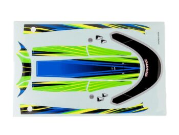 Traxxas TRX10699-GRN Decal set, hatch (green) (waterproof) (for Disruptor) - een vel met