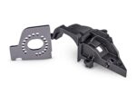 Gray Aluminum Motor Plate and Gear Cover