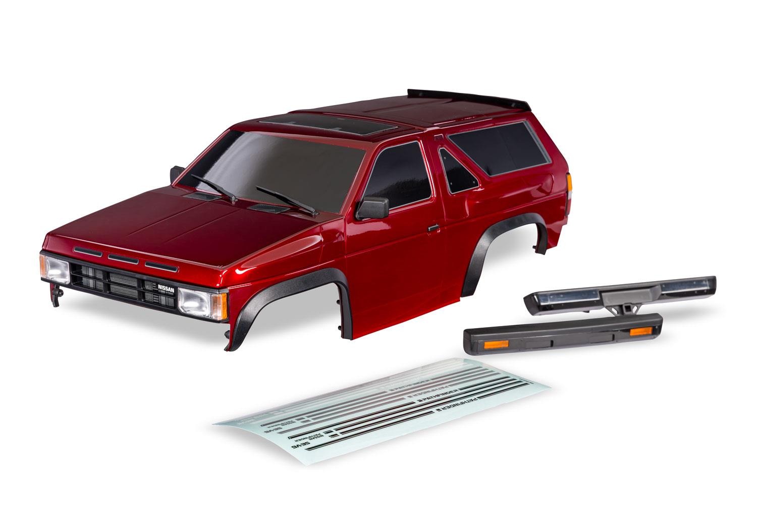 TRX-4 Nissan Pathfinder Red Body Traxxas TRX11011-RED TRX-4 Nissan Pathfinder Red Body - een