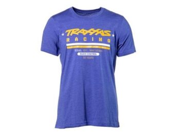 Traxxas TRX1382-M Heritage Tee T-shirt Heather Blue M, TRX1382-M - een paars
