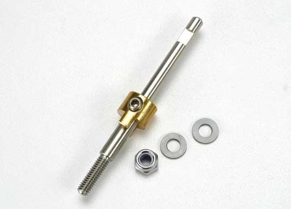 Propeller shaft (1), for 3/16 ID propellers/ drive dog (1)/, TRX1529X Traxxas TRX1529X Propeller shaft (1), for 3/16 ID propellers/ drive dog (1)/, TRX1529X - een
