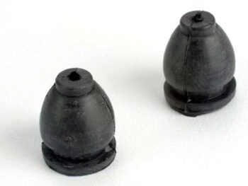 Traxxas TRX1540 Rubber grommets for steering rod (2), TRX1540 - twee zwarte