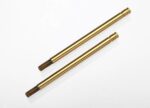 Shock shafts, hardened steel, titanium nitride coated (long), TRX1664T
