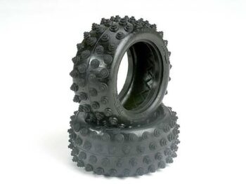 Traxxas TRX1770 Tires, 2.15 spiked (rear) (2), TRX1770 - twee