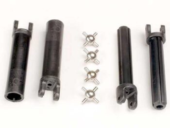 Traxxas TRX1951 Half shafts, long truck (external-splined (2) & internal-spl, TRX1951 - een set don