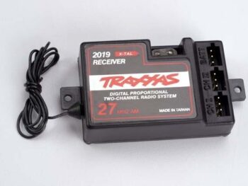 Traxxas TRX2019 Receiver, 2-channel 27Mhz, without BEC (for use with electro, TRX2019 - een
