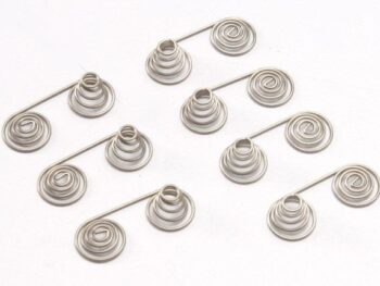 Traxxas TRX2226 Spring contacts, transmitter (for TQ series transmitter batt, TRX2226 - acht zilverkle