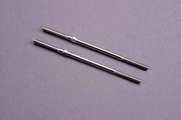 Turnbuckles, 78mm (2), TRX2336 Traxxas TRX2336 Turnbuckles, 78mm (2), TRX2336 - twee glimmende