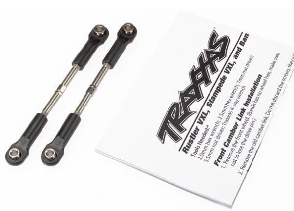 Traxxas TRX2445 Turnbuckles, toe link, 55mm (75mm center to center) (2) (ass, TRX2445