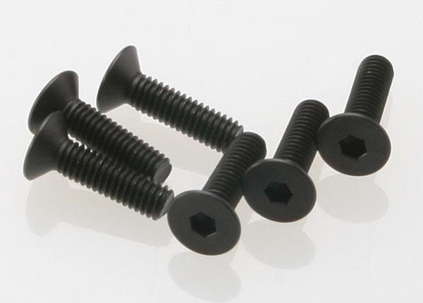 Screws, 4x15mm countersunk machine (hex drive) (6), TRX2546 Traxxas TRX2546 Screws, 4x15mm countersunk machine (hex drive) (6), TRX2546 - zes