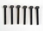 Header screws, 3x23mm cap hex screws (6), TRX2556