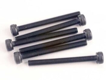 Traxxas TRX2557 Screws, 3x30mm cap-head machine (hex drive) (6), TRX2557 - zes zwar