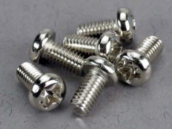 Traxxas TRX2558 Screws, 3x6mm roundhead machine (6), TRX2558 - een stapel