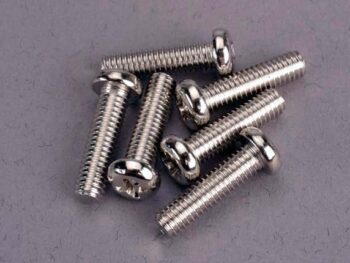 Traxxas TRX2573 Screws, 4x15mm roundhead machine (6), TRX2573 - een