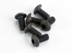 Screws, 3x6mm button-head machine (hex drive) (6), TRX2575