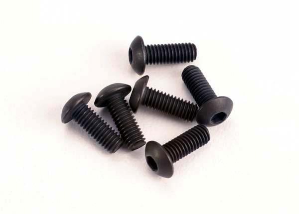Screws, 3x8mm button-head machine (hex drive) (6), TRX2576 Traxxas TRX2576 Screws, 3x8mm button-head machine (hex drive) (6), TRX2576 - zes