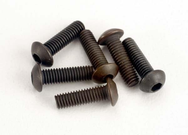 Screws, 3x10mm button-head machine (hex drive) (6), TRX2577 Traxxas TRX2577 Screws, 3x10mm button-head machine (hex drive) (6), TRX2577 - een stapel don