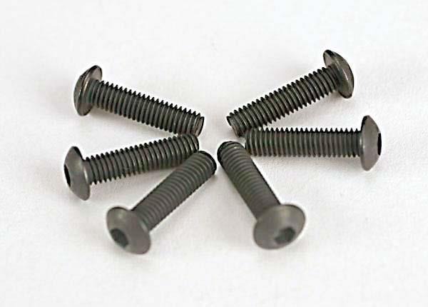 Screws, 3x12mm button-head machine (hex drive) (6), TRX2578 Traxxas TRX2578 Screws, 3x12mm button-head machine (hex drive) (6), TRX2578 - zes