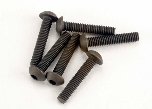 Screws, 3x15mm button-head machine (hex drive) (6), TRX2579 Traxxas TRX2579 Screws, 3x15mm button-head machine (hex drive) (6), TRX2579 - een