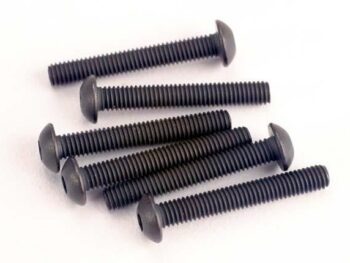 Traxxas TRX2580 Screws, 3x20mm button-head machine (hex drive) (6), TRX2580 - een stap