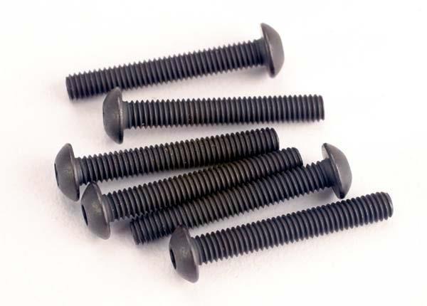 Screws, 3x20mm button-head machine (hex drive) (6), TRX2580 Traxxas TRX2580 Screws, 3x20mm button-head machine (hex drive) (6), TRX2580 - een stap