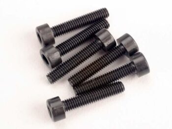 Traxxas TRX2586 Head screws, 3x15mm cap-head machine (hex drive) (6) (TRX 2., TRX2586