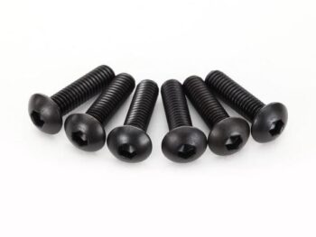 Traxxas TRX2594 Screws, 4x15mm button-head machine (hex drive) (6), TRX2594