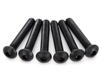 Traxxas TRX2597 Screws, 4x22mm button-head machine (hex drive) (6), TRX2597