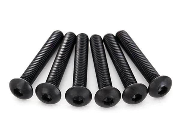 Screws, 4x22mm button-head machine (hex drive) (6), TRX2597 Traxxas TRX2597 Screws, 4x22mm button-head machine (hex drive) (6), TRX2597 - zes