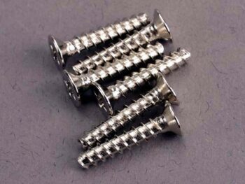 Traxxas TRX2649 Screws, 3x15mm countersunk self-tapping (6), TRX2649 - zes glimm