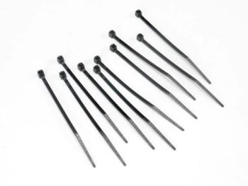 Traxxas TRX2734 Cable ties (small) (10), TRX2734 - tien zwarte kabel