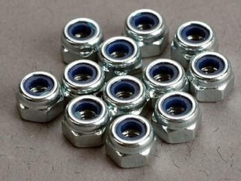 Traxxas TRX2745 Nuts, 3mm nylon locking (12), TRX2745 - een doz