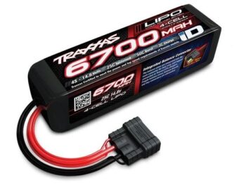 Traxxas TRX2890X Power Cell LiPo 6700mAh 14.8V 4S 25C , ID, TRX2890X