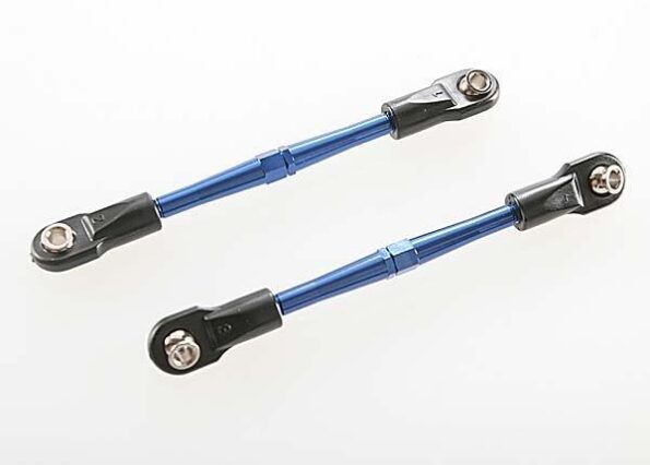 Traxxas TRX3139A Turnbuckles, aluminum (blue-anodized), toe links, 59mm (2) (, TRX3139A