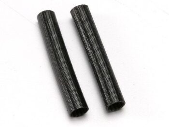 Traxxas TRX3149A Heat shield tubing, fiberglass (2) (black), TRX3149A - twee zwar