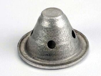 Traxxas TRX3153 Baffle cone, exhaust (1) (aluminum), TRX3153 - een zilverkleurige, con